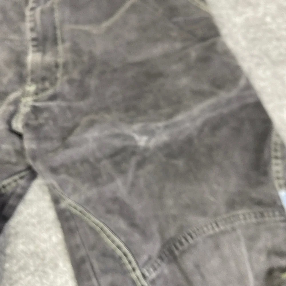 Diesel Italy Mens Pants Faded Black Reinforced Knee Utility Gorp Work Size 34